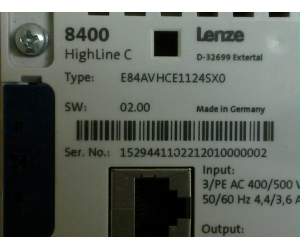 Lenze 8400 HighLine C